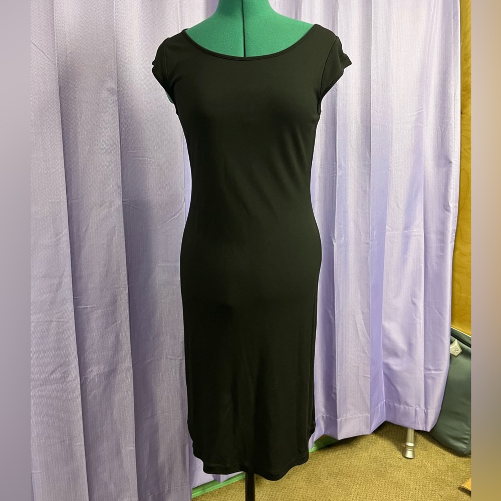 Evan Picone Simple Black Dress